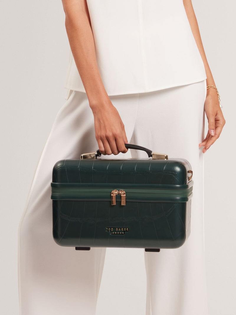 Ted Baker Nude Icon Croc Vanity Case