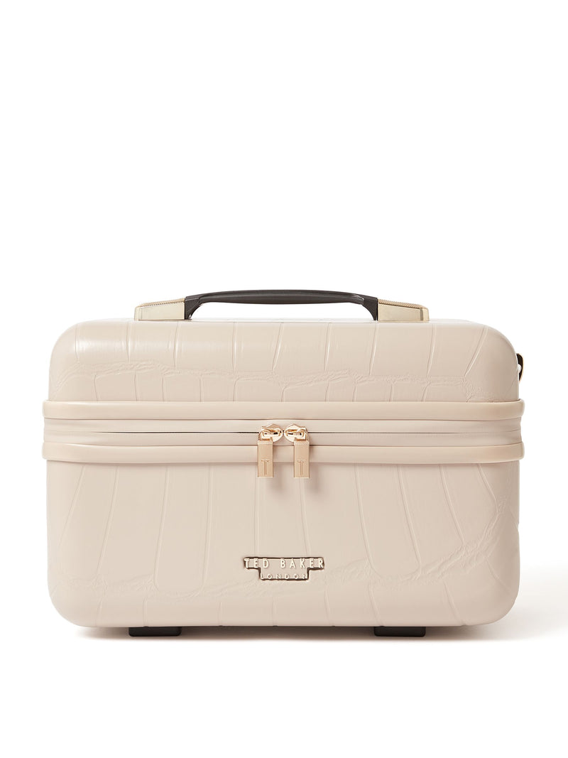 Ted Baker nude Icon Croc vanity case, UK version
