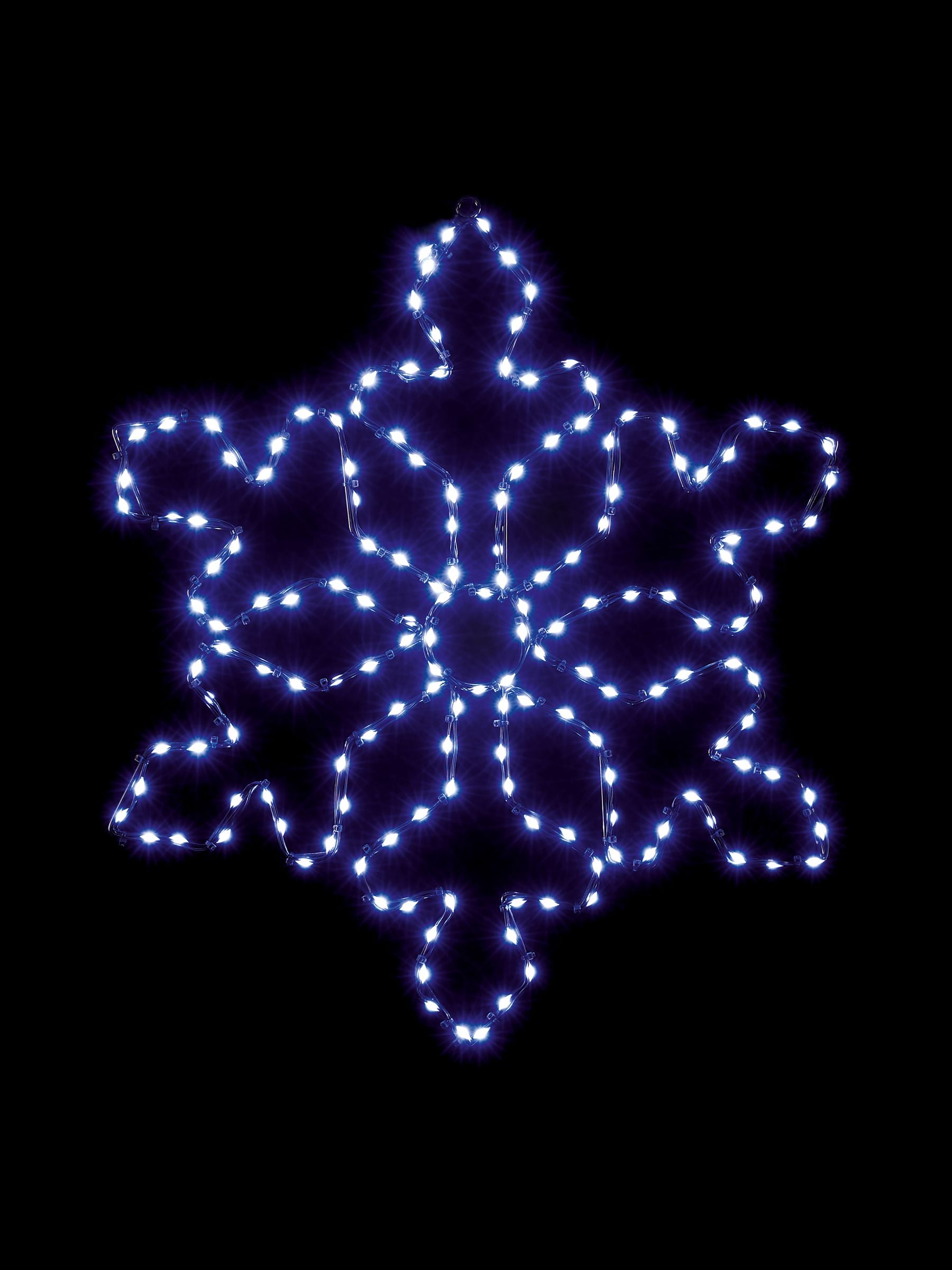 Premier Decorations Flexibrights snowflake with 165 LEDs 44x50cm, UK version