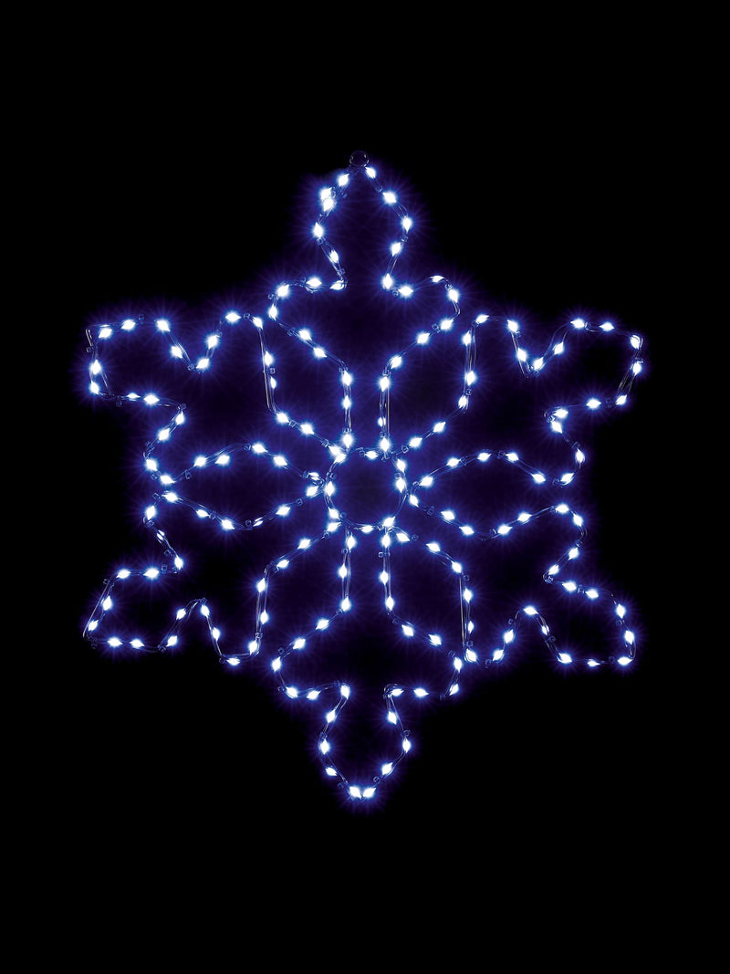 Premier Decorations Flexibrights snowflake with 165 LEDs 44x50cm, UK version