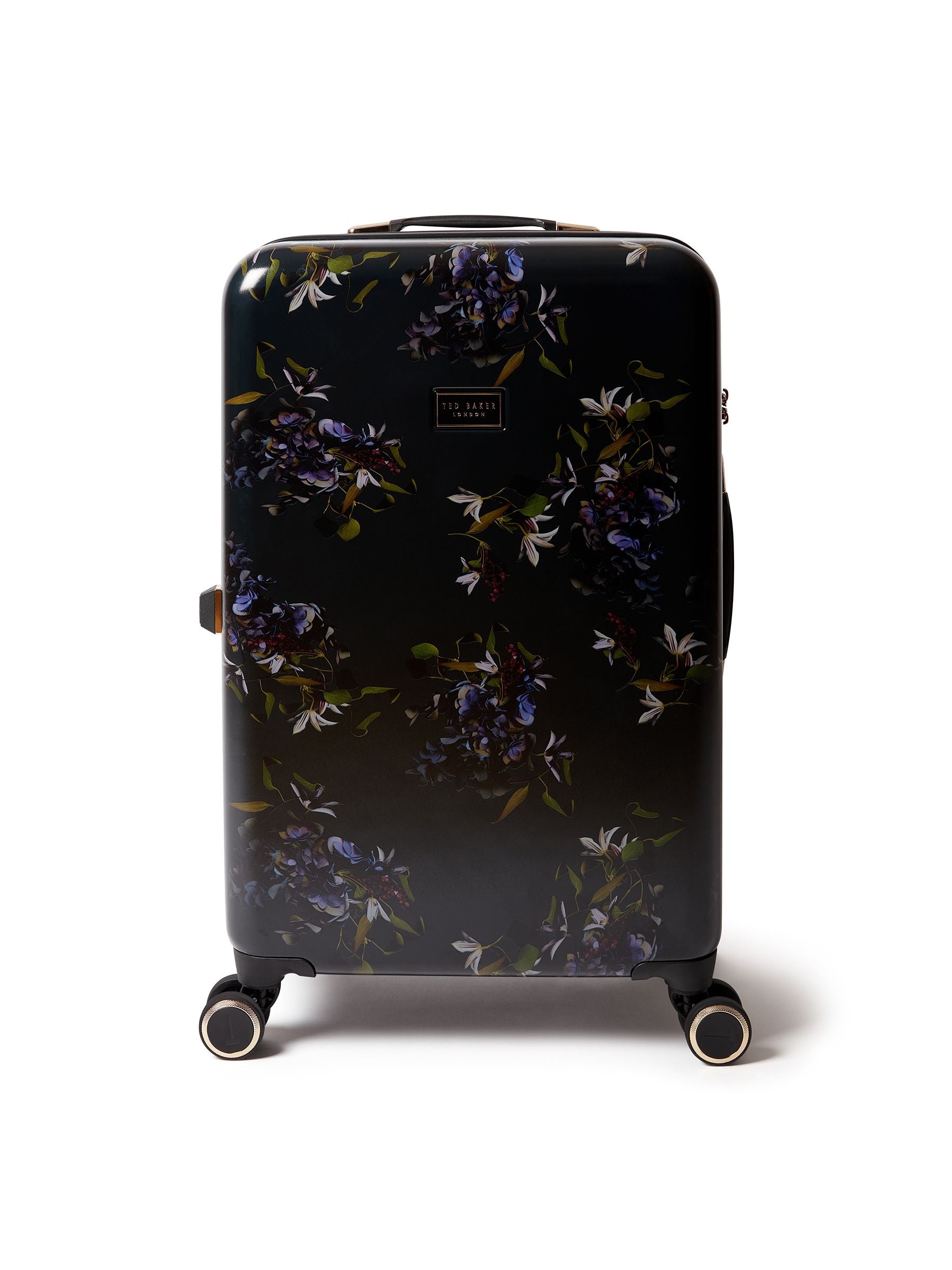 Ted Baker Blue Midnight Bloom Medium Suitcase - British brand