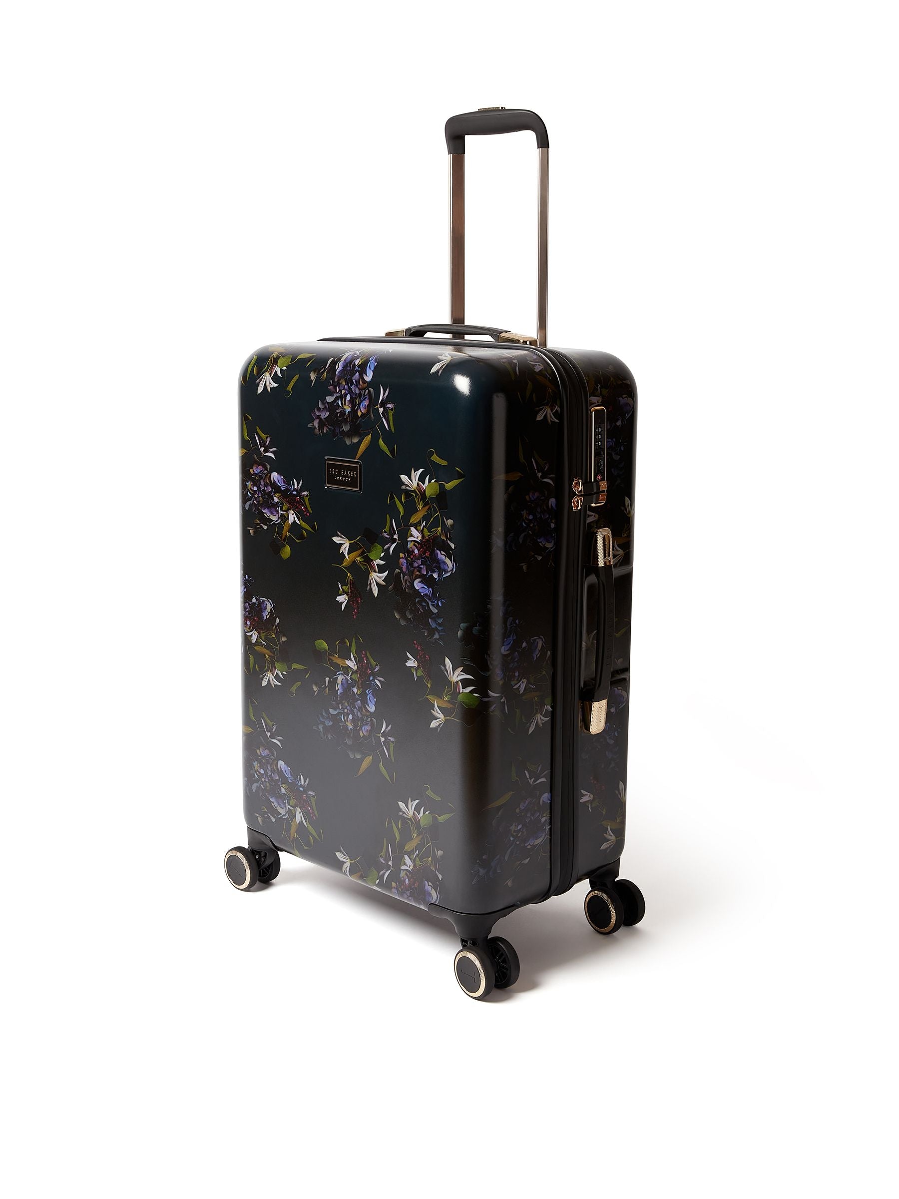 Ted Baker Blue Midnight Bloom Medium Suitcase - British brand