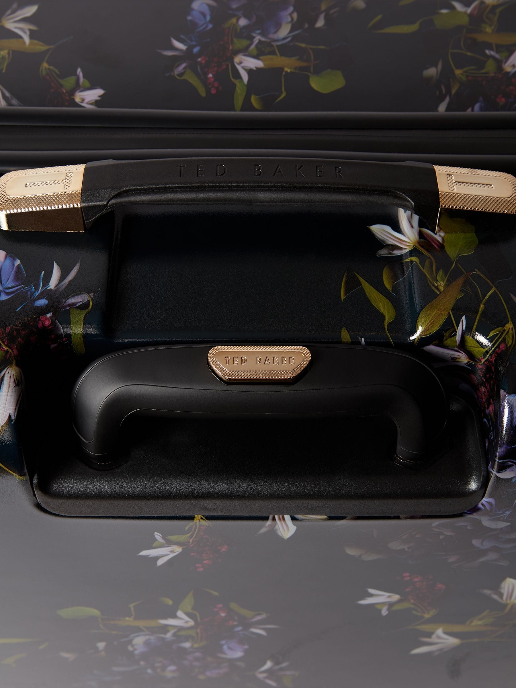 Ted Baker Blue Midnight Bloom Medium Suitcase - British brand