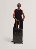 Ted Baker Blue Midnight Bloom Medium Suitcase - British brand