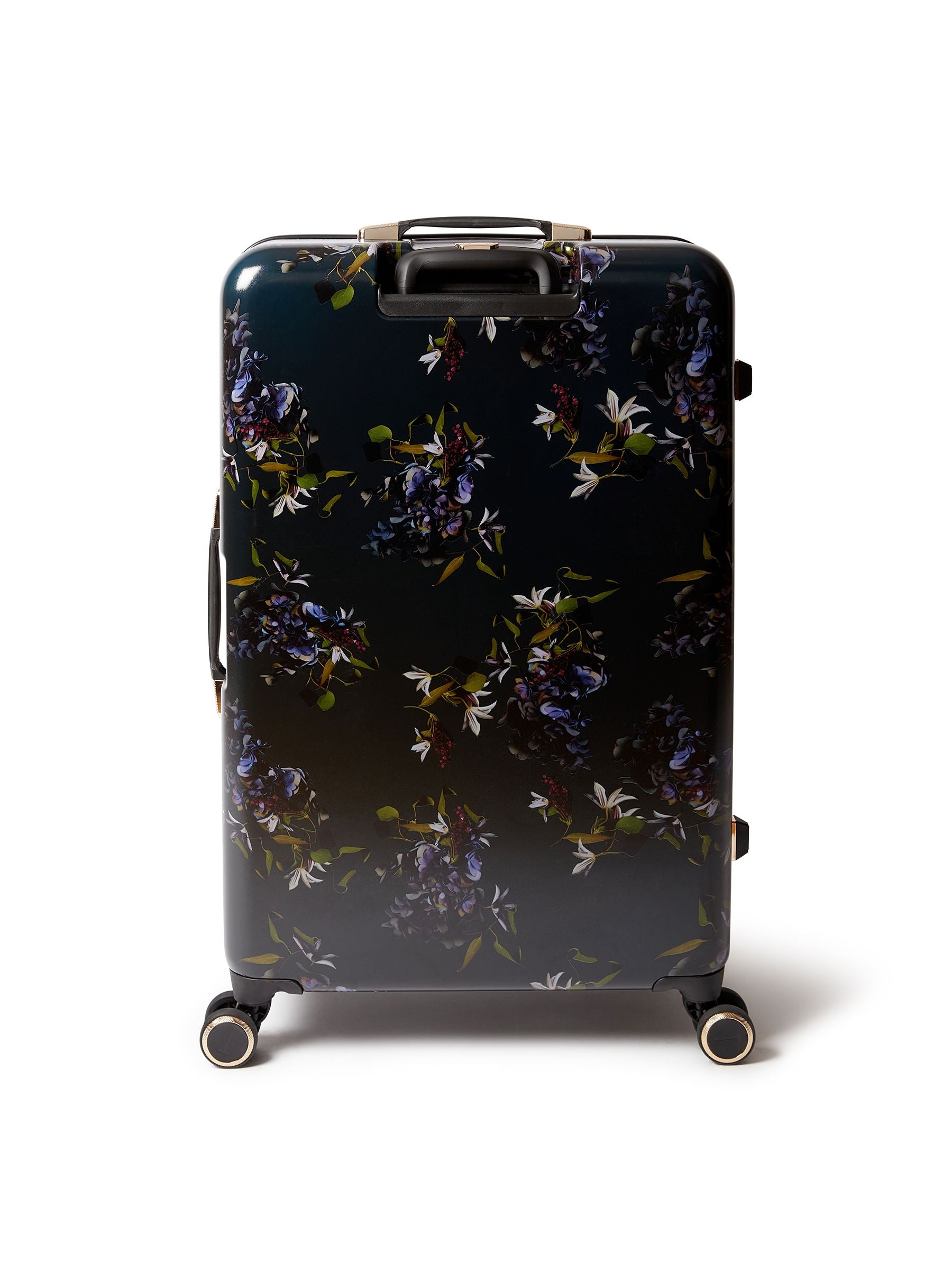 Ted Baker Blue Midnight Bloom large suitcase (British brand)