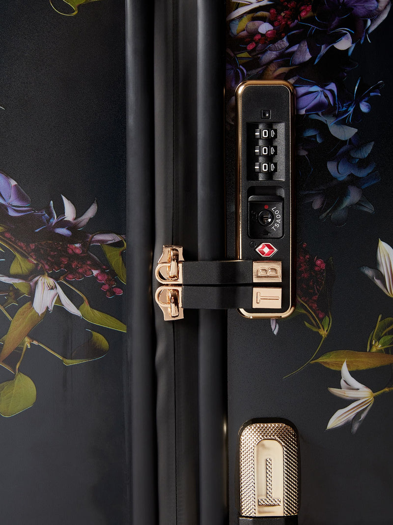 Ted Baker Blue Midnight Bloom large suitcase (British brand)