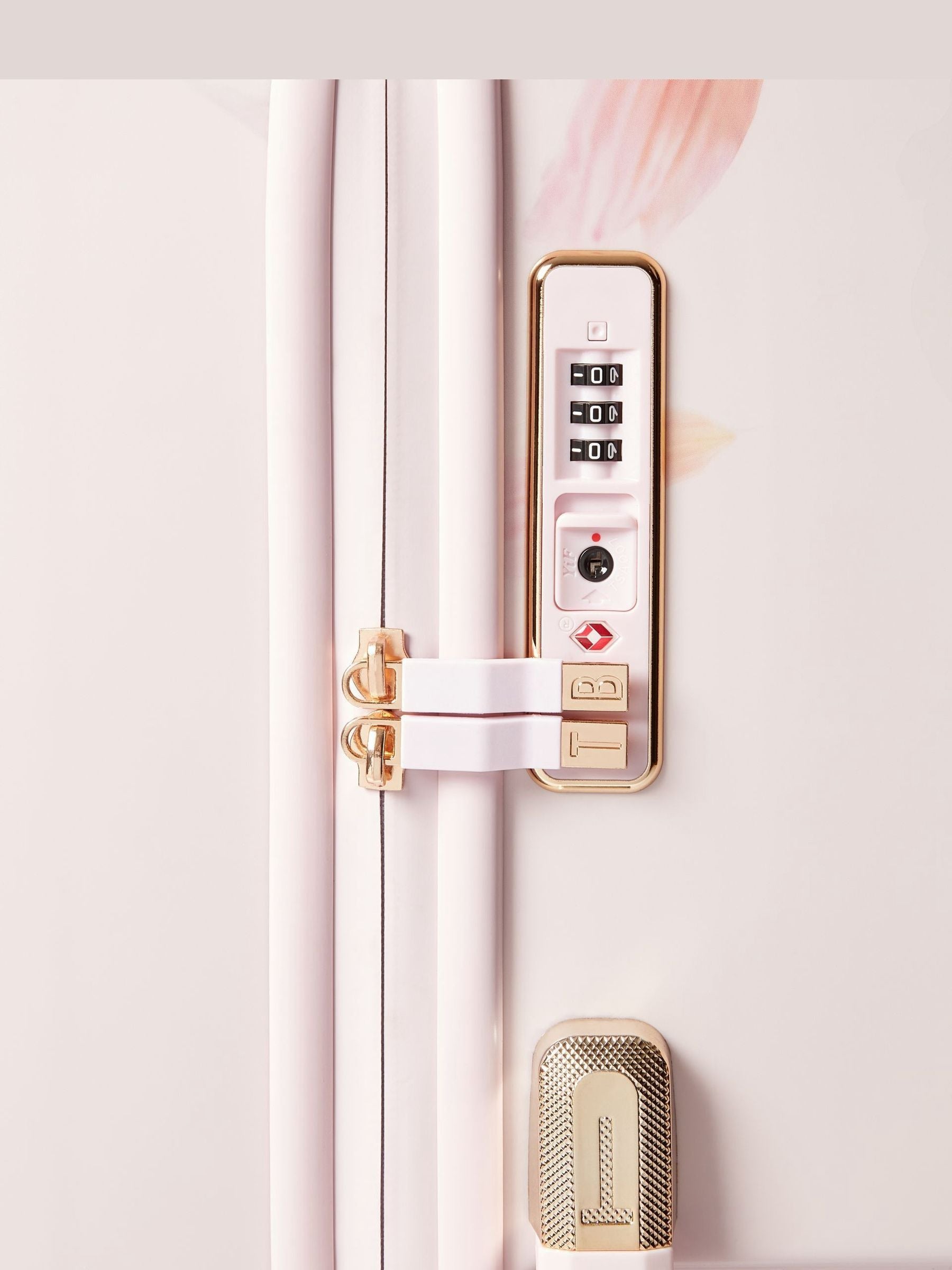 Ted Baker Pink Magnolia Bloom medium suitcase - British product