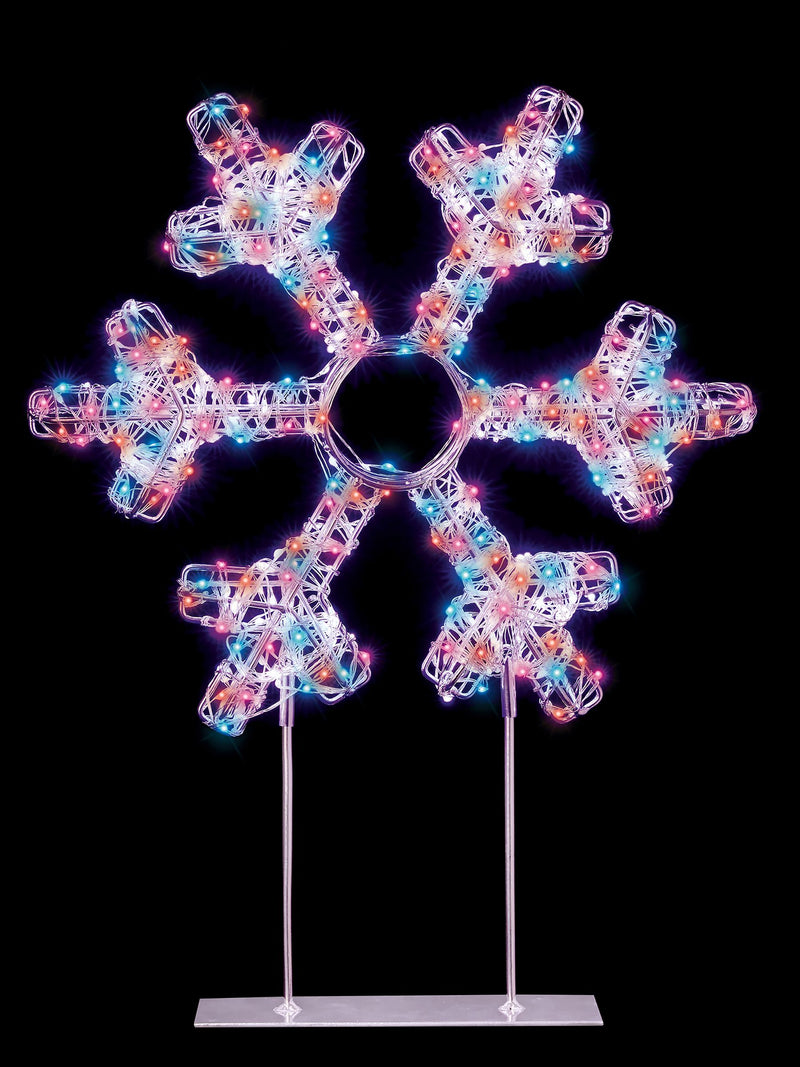 Premier Decorations table top snowflake LED 45cm - British product
