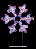 Premier Decorations table top snowflake LED 45cm - British product