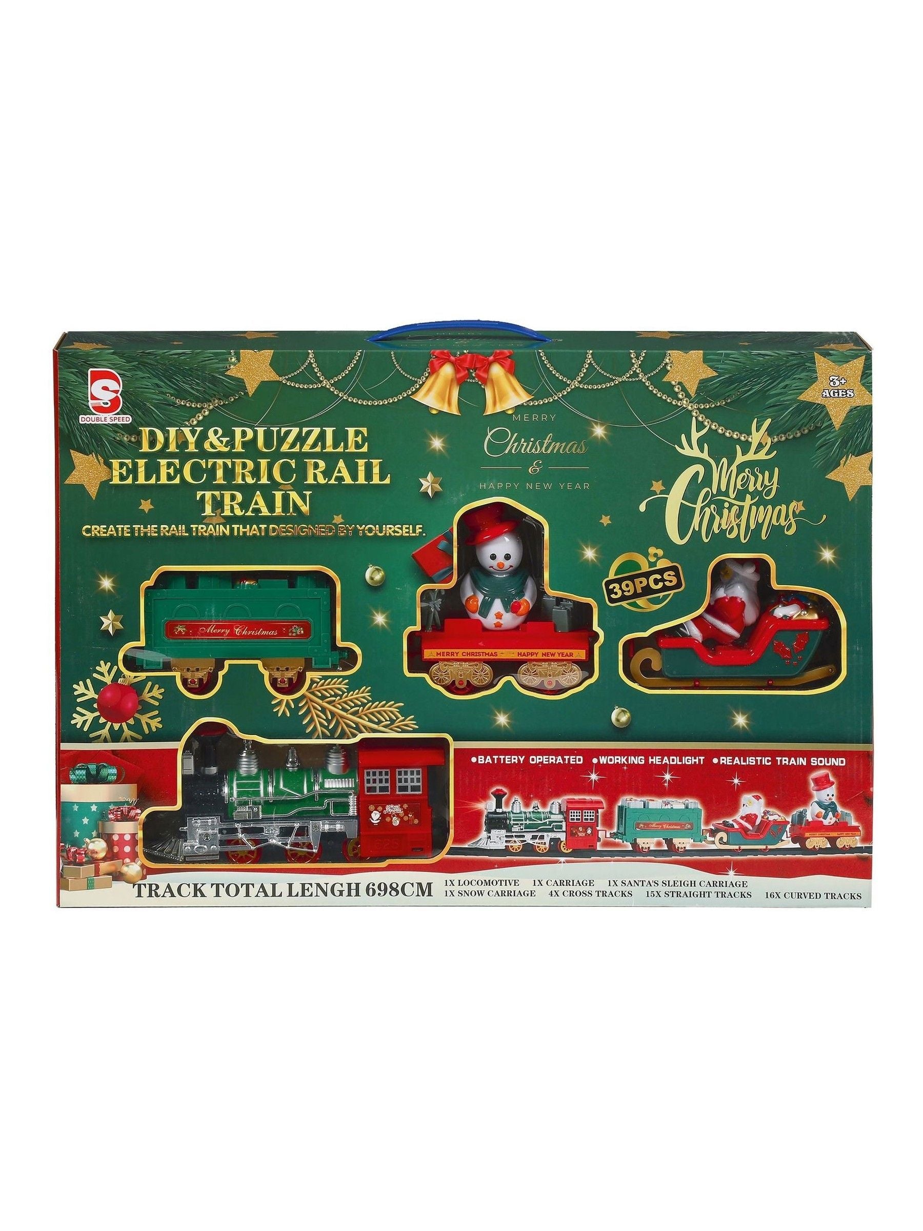 Premier Decorations Ltd 39 piece train set with lights and sound, imported from the UK