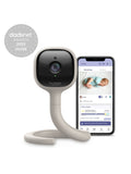 Hubble white Go Baby 2K QHD baby monitor, UK version