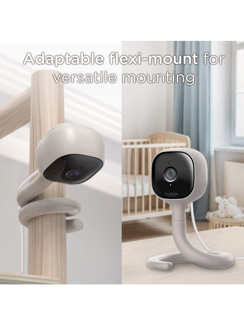 Hubble white Go Baby 2K QHD baby monitor, UK version