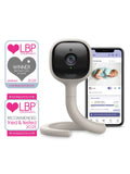 Hubble white Go Baby 2K QHD baby monitor, UK version