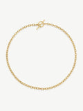 D.Louise gold tone Cuban T Bar necklace, imported from the UK