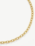 D.Louise gold tone Cuban T Bar necklace, imported from the UK