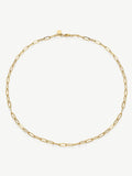D.LOUISE gold tone paperclip necklace (British brand)