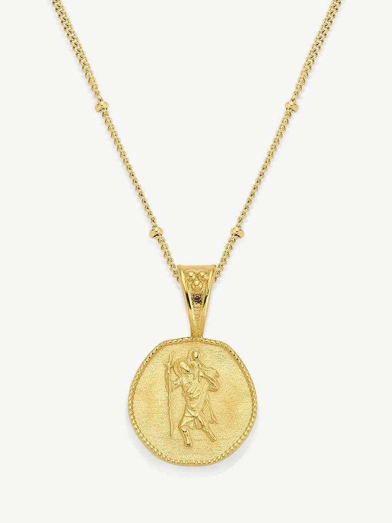 D.LOUISE St. Christopher gold tone necklace - British product