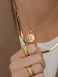 D.LOUISE St. Christopher gold tone necklace - British product