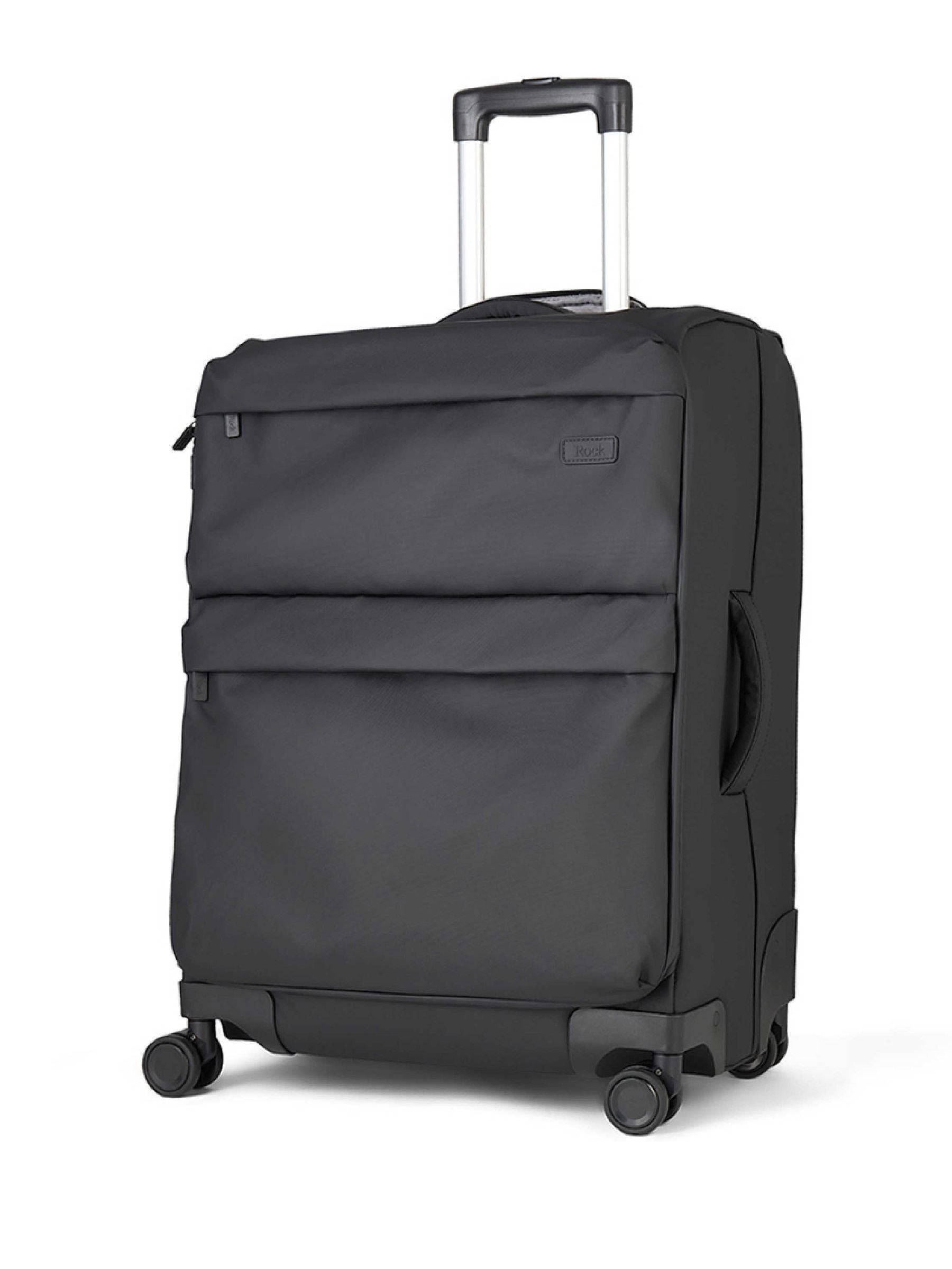 Rock Luggage Juniper medium suitcase black - British product