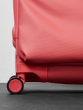 Rock Luggage large suitcase coral orange 104L, imported from the UK