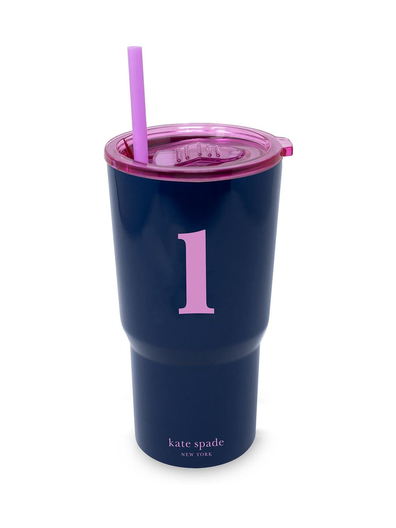 Kate Spade monogrammed stainless steel tumbler 20oz - British product