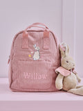 My 1st Years Flopsy Bunny pink cord mini backpack - British product