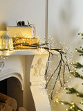 Festive White Pre Lit Microdot Branch 150cm Christmas Decoration