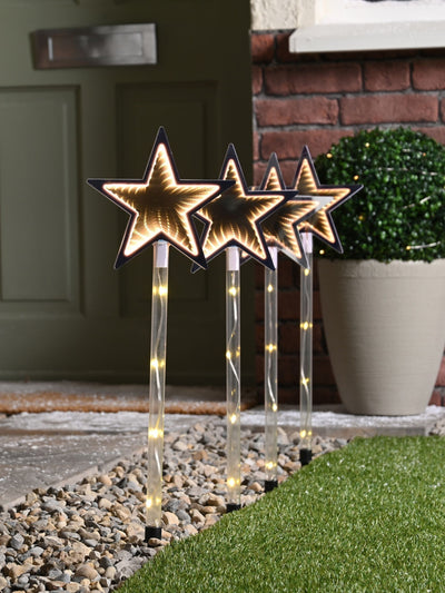 Next Set of 4 Infinity Christmas Star Pathfinder Stakes- Buy online at McGrocer