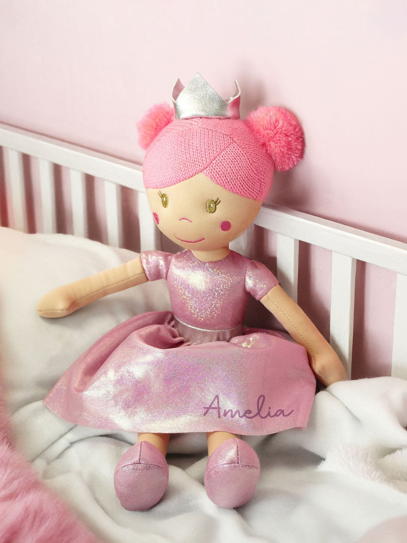 PMC personalised princess ballerina rag doll 45cm, UK version