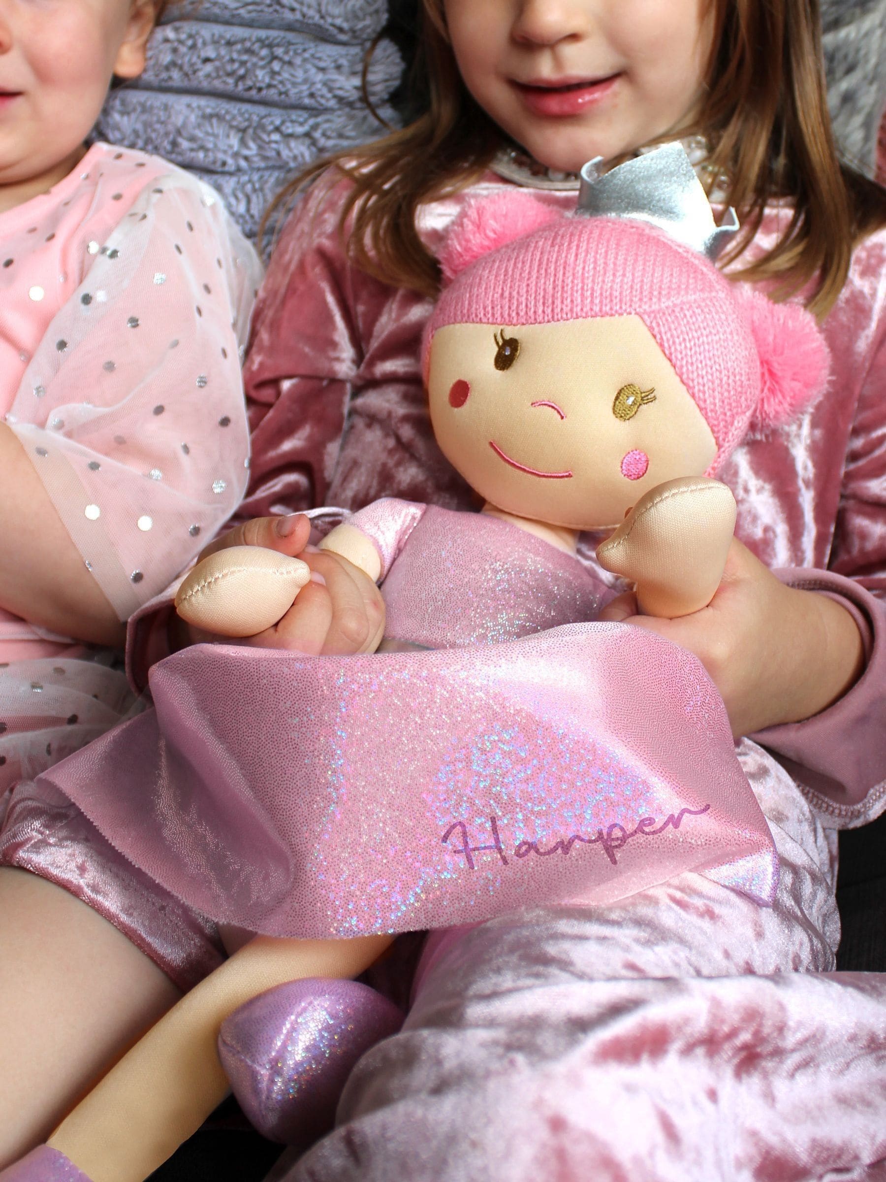 PMC personalised princess ballerina rag doll 45cm, UK version
