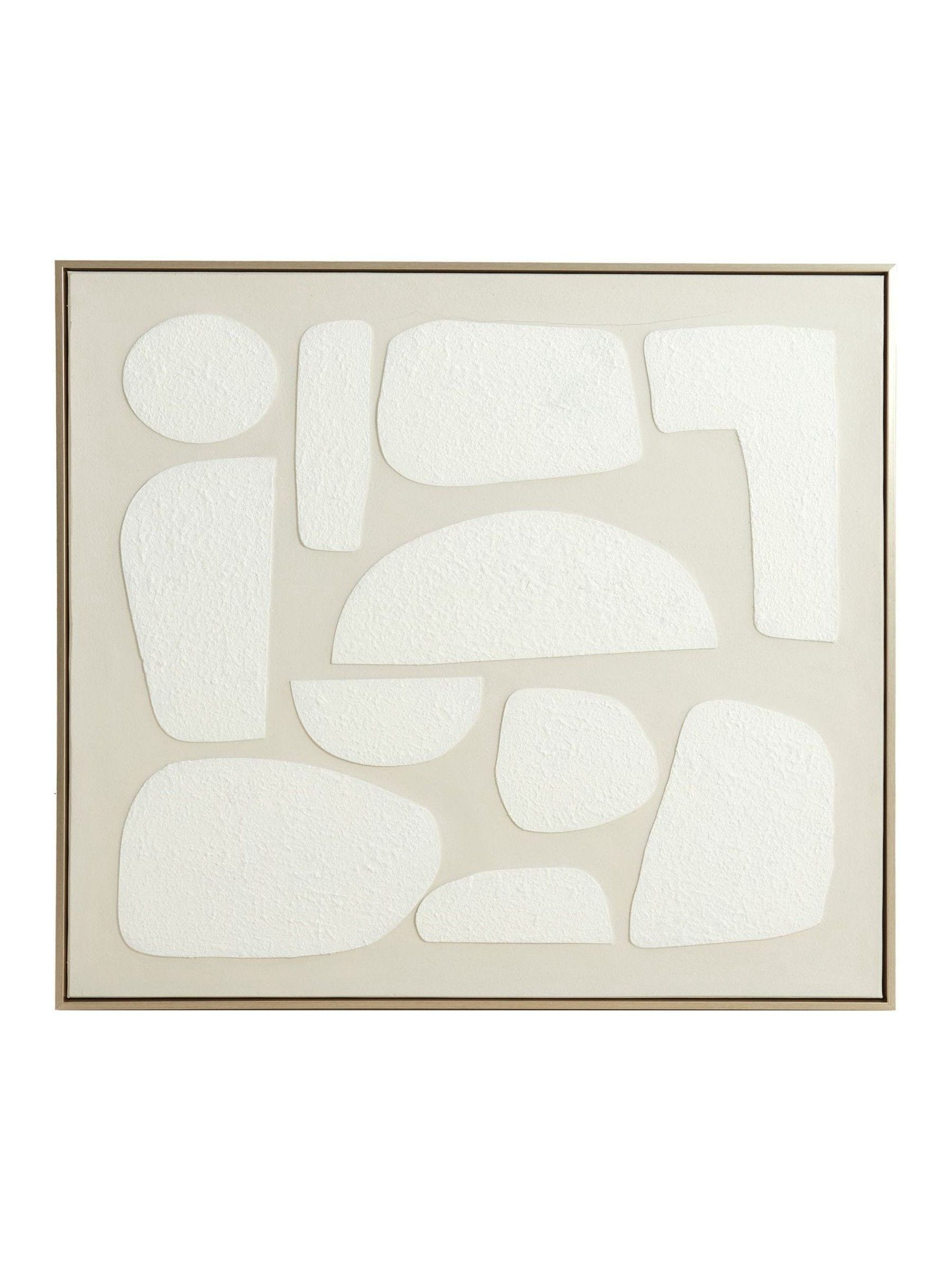 Light & Living Sand Cream Nieves wall ornament 80x80cm (British brand)
