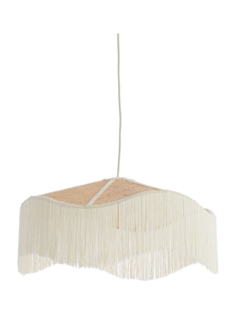 Light & Living Tiffany hanging lamp natural cream, imported from the UK