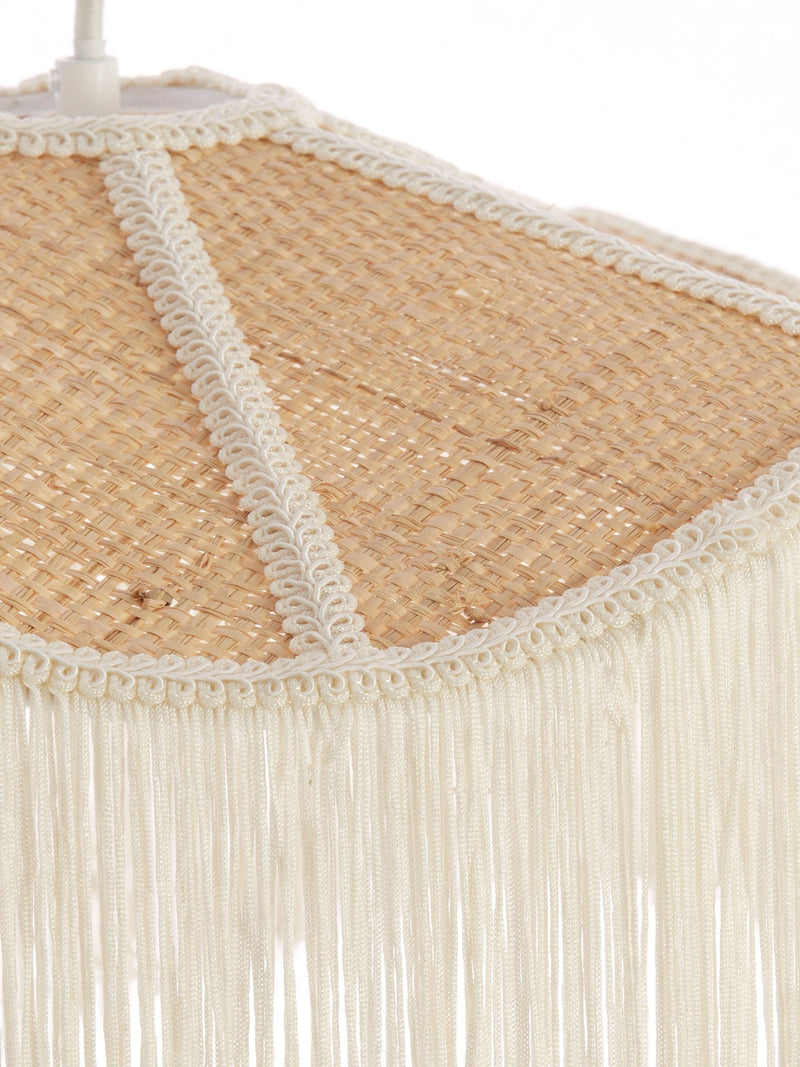 Light & Living Tiffany hanging lamp natural cream, imported from the UK