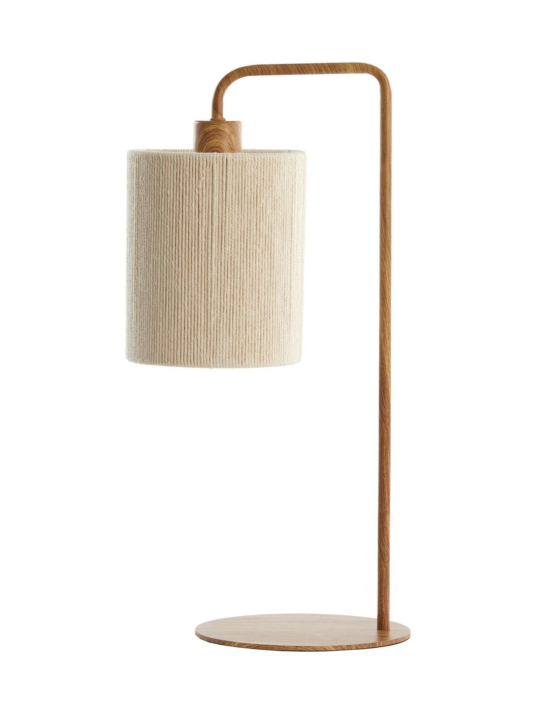 Light & Living dark brown cream Donio table lamp (British brand)