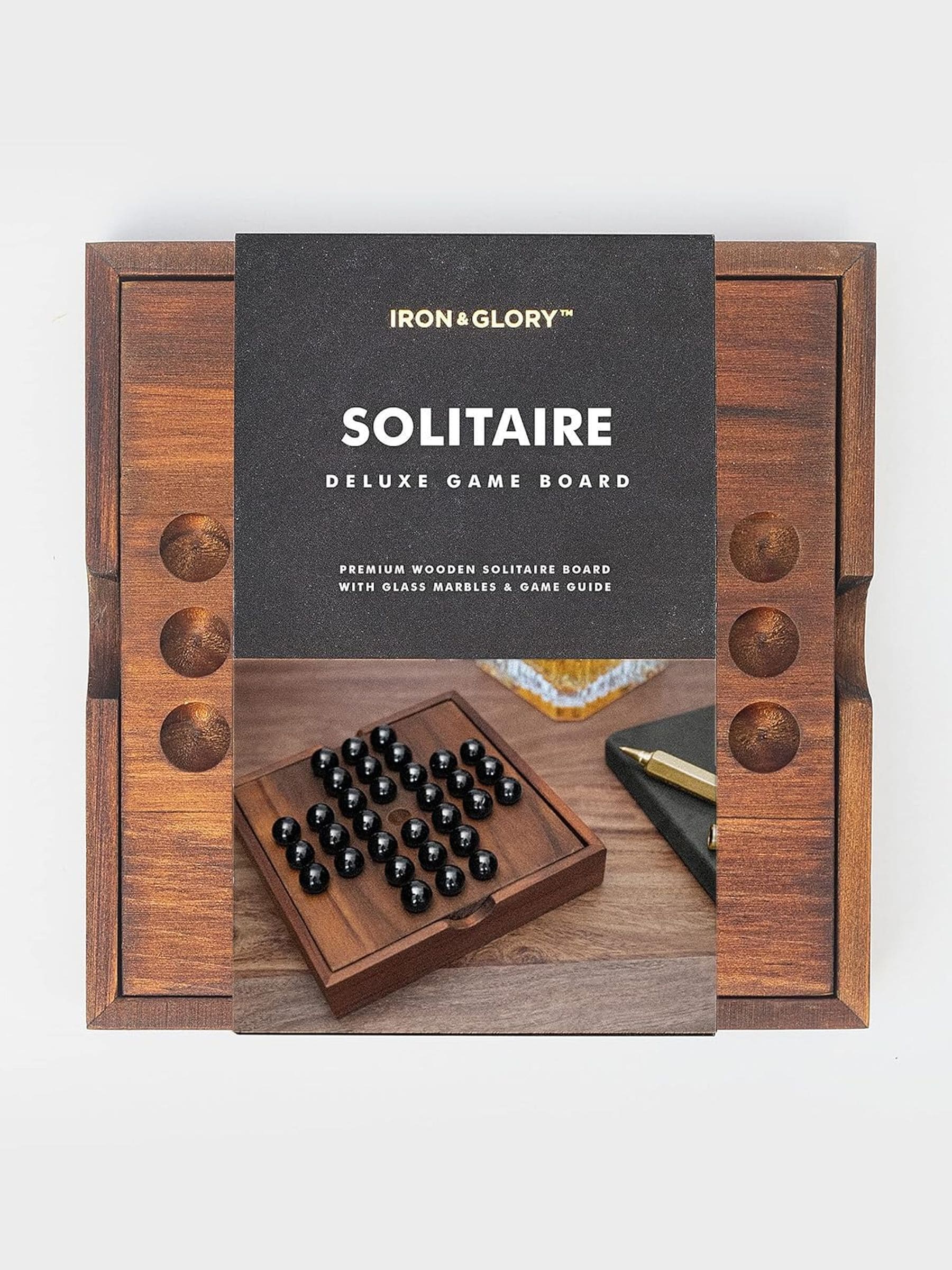 Suck UK solitaire board game with marbles, UK version