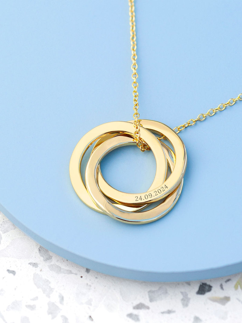 Treat Republic Personalised Russian Ring Necklace
