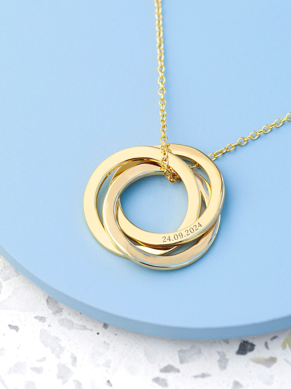 Treat Republic Personalised Russian Ring Necklace