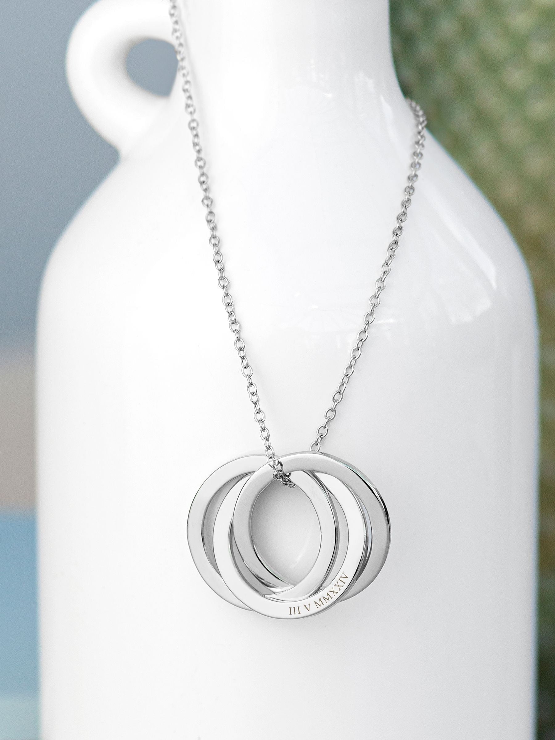 Treat Republic personalised Russian ring necklace, imported from the UK