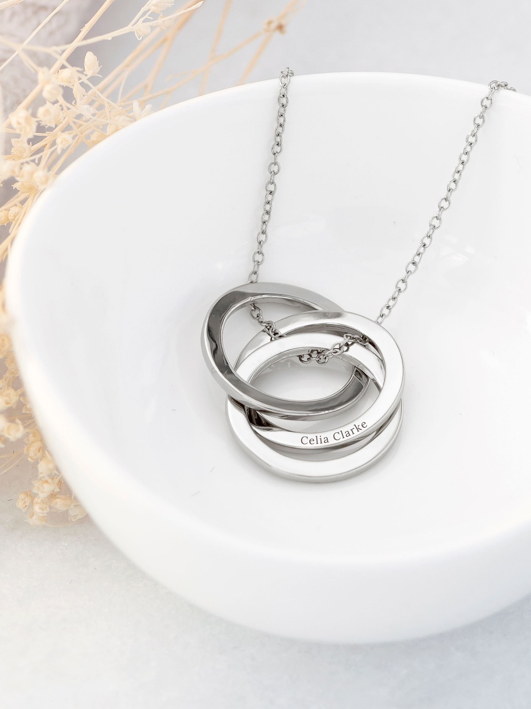 Treat Republic personalised Russian ring necklace, imported from the UK