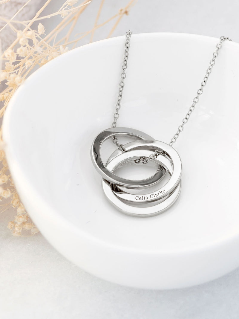Treat Republic personalised Russian ring necklace, imported from the UK