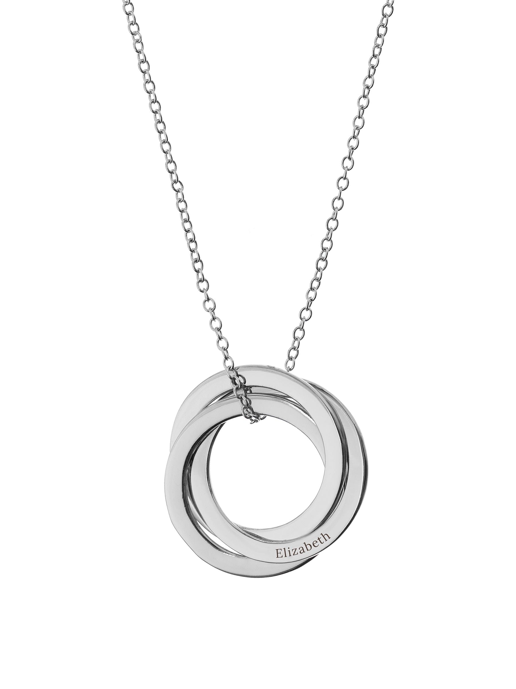 Treat Republic personalised Russian ring necklace, imported from the UK