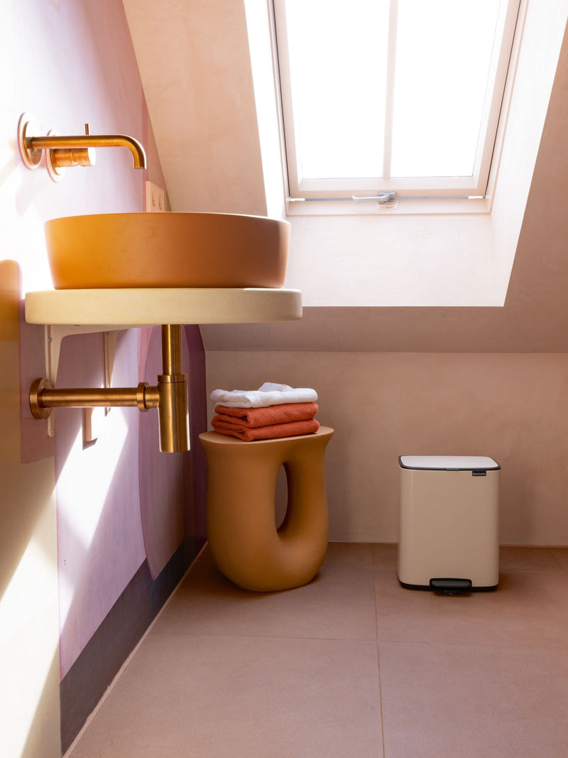 Brabantia White Bo Pedal Bin 12L