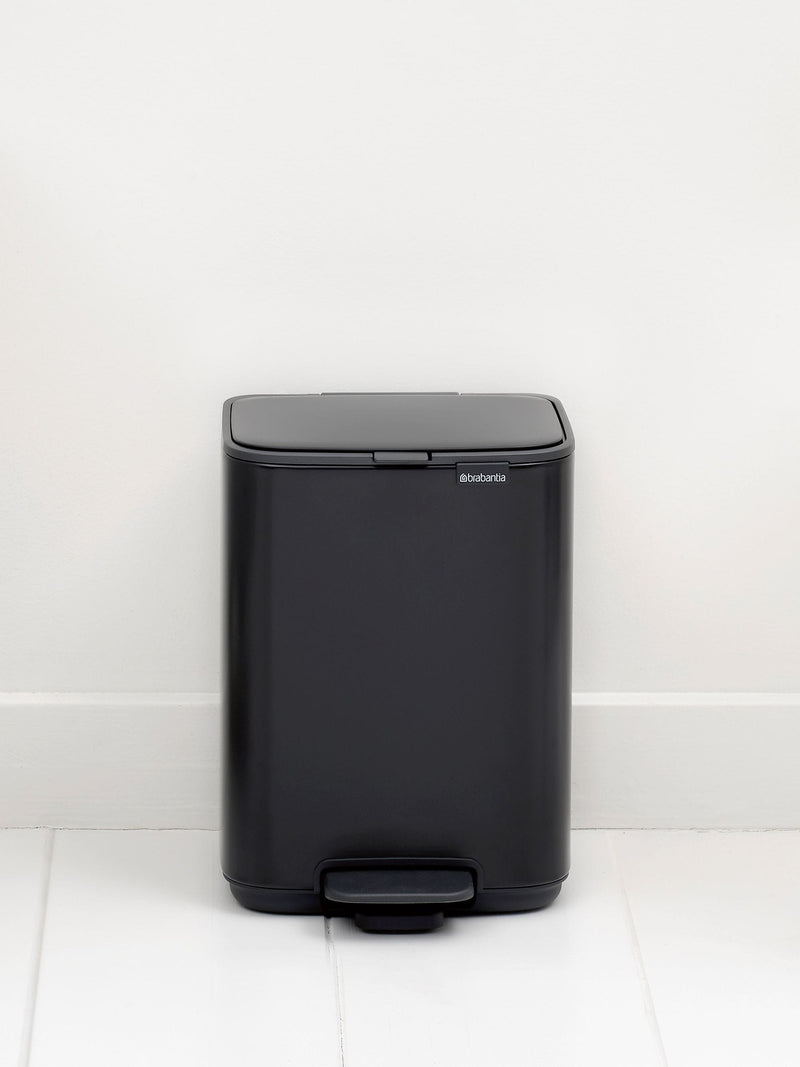 Brabantia Matt Black Bo Pedal Bin 4L