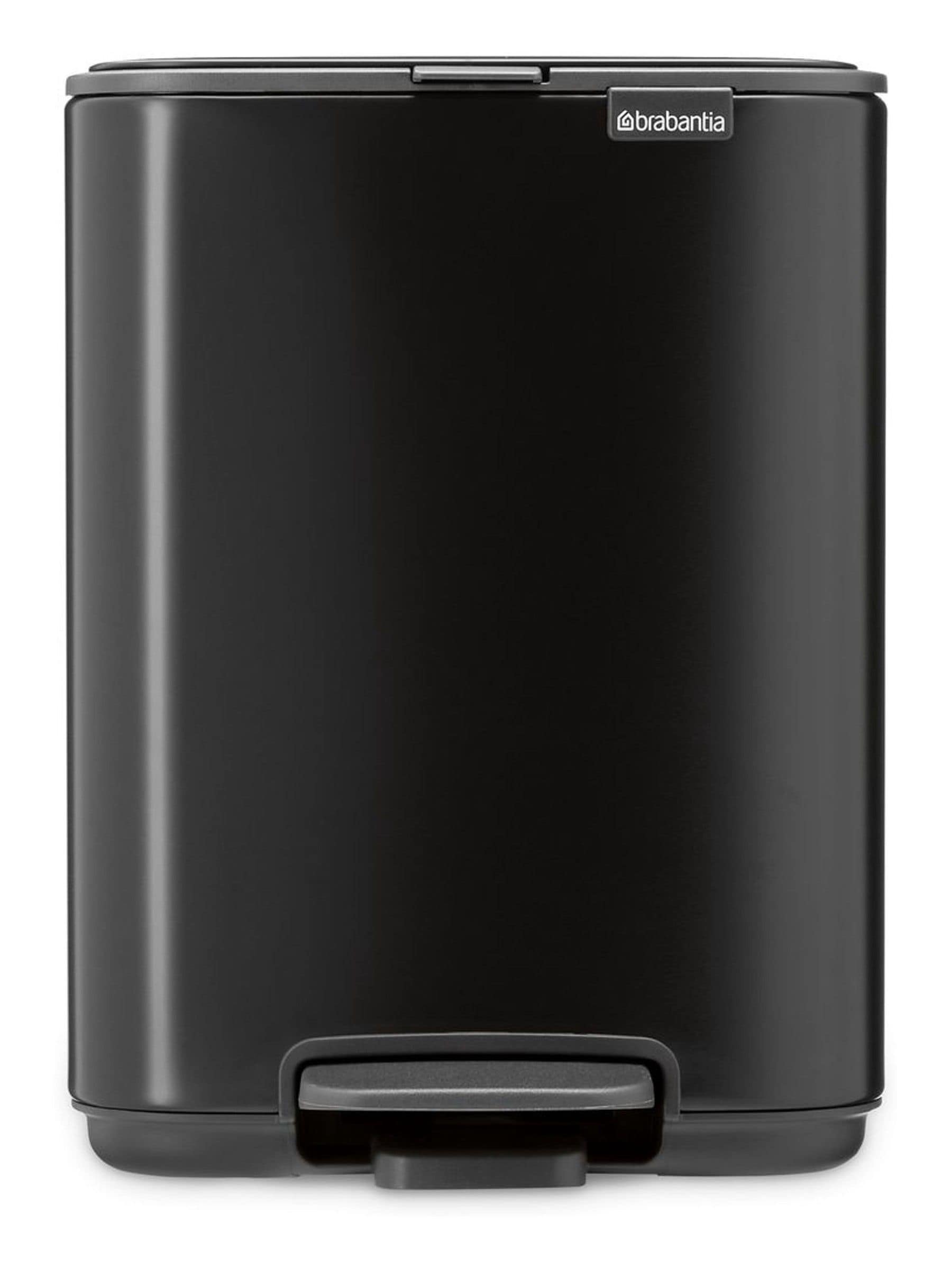 Brabantia Matt Black Bo Pedal Bin 4L