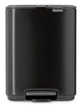 Brabantia Matt Black Bo Pedal Bin 4L