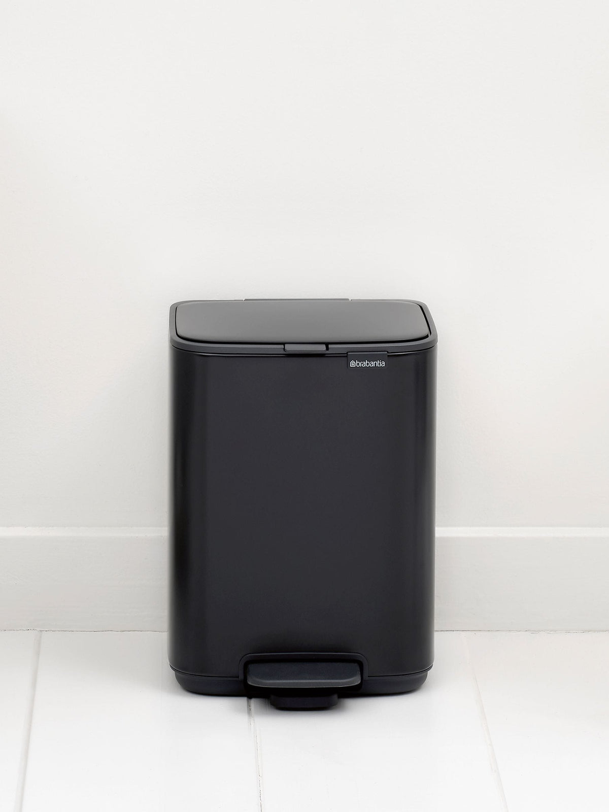 Brabantia Matt Black Bo Pedal Bin 4L