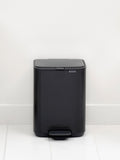 Brabantia Matt Black Bo Pedal Bin 4L