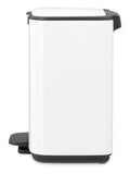 Brabantia White Bo Pedal Bin 4L
