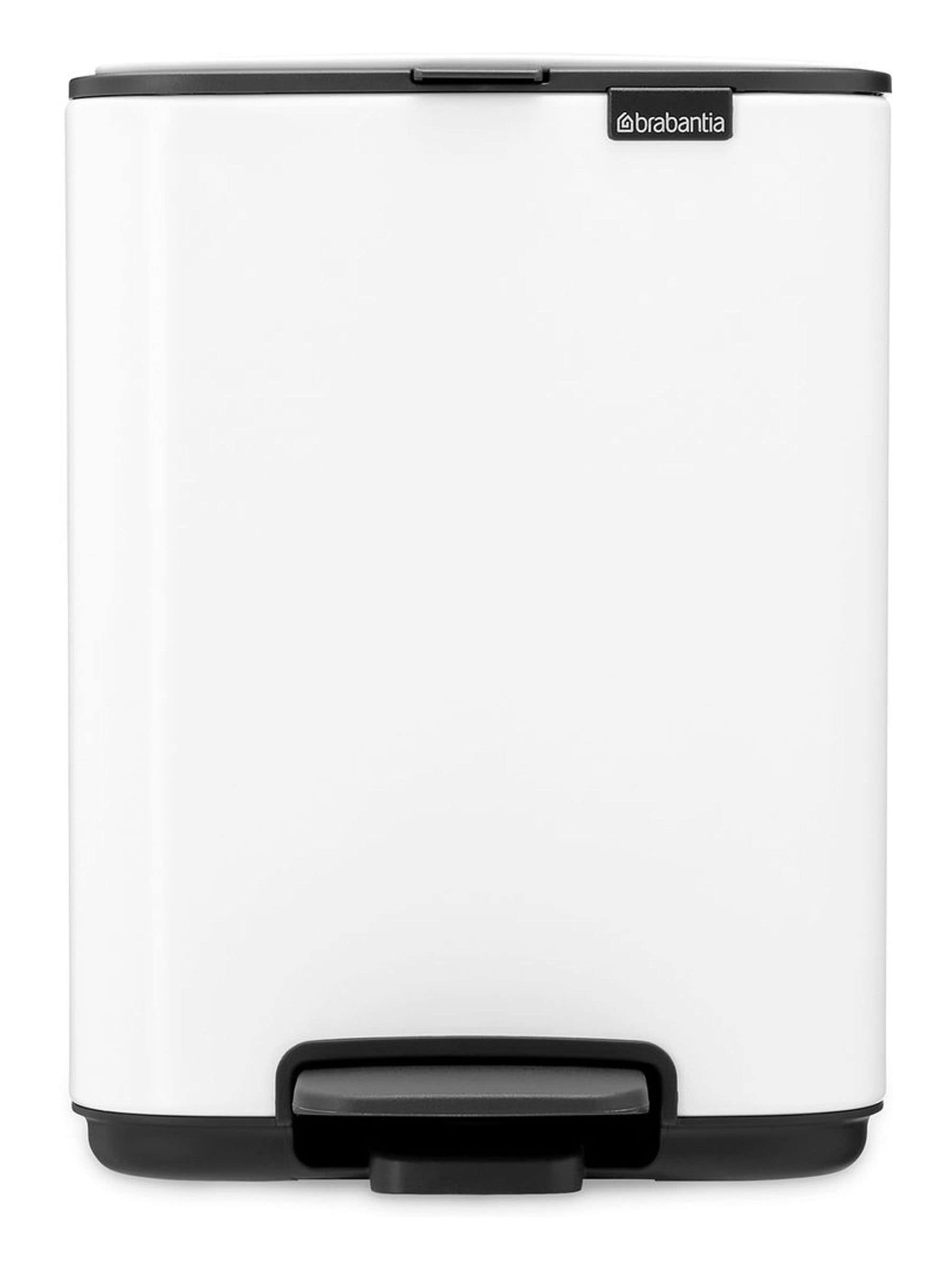 Brabantia White Bo Pedal Bin 4L