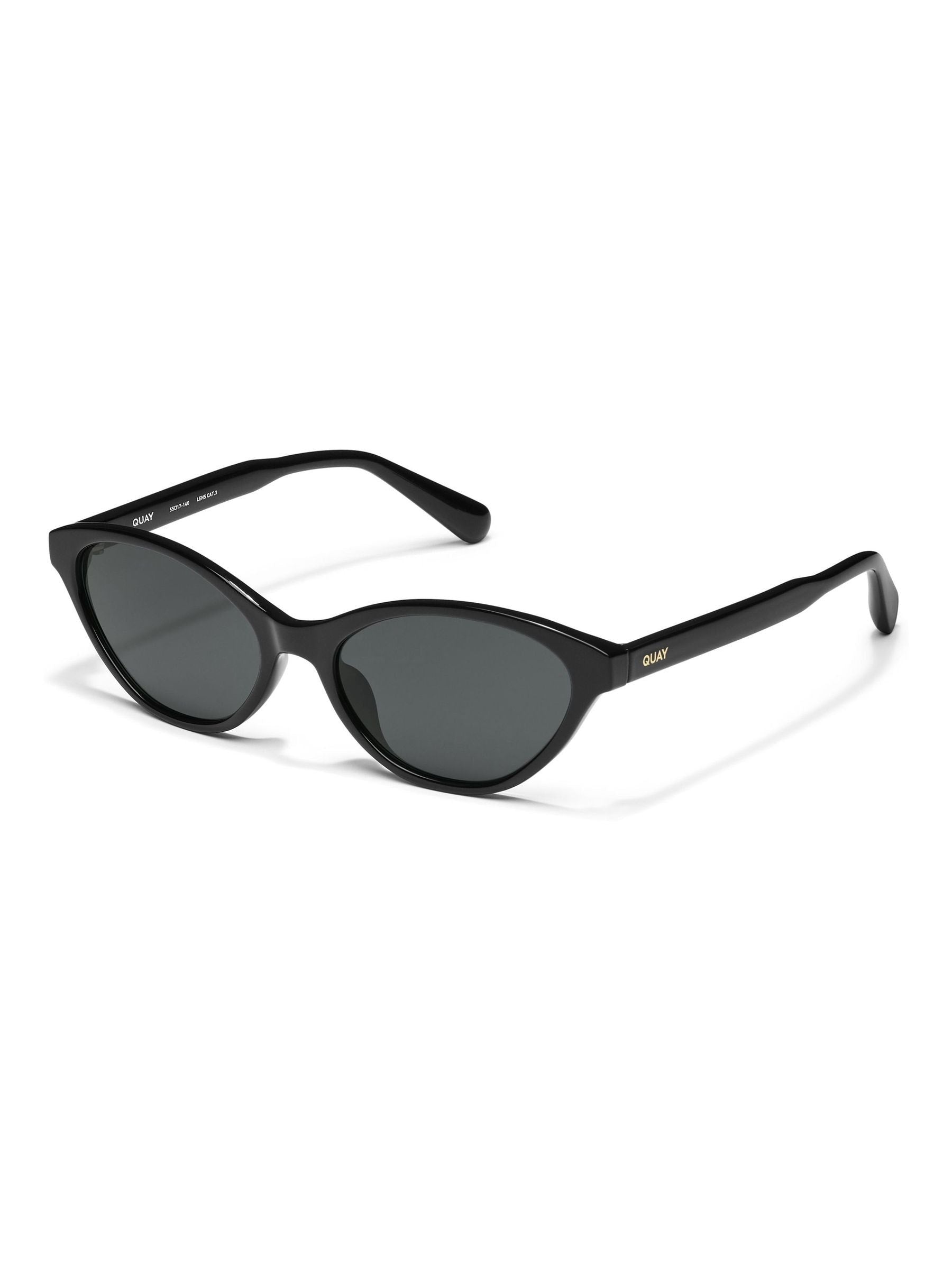 QUAY Black Talk Nice cat eye sunglasses - British product